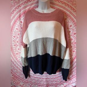 Womens size 3X - Striped sweater